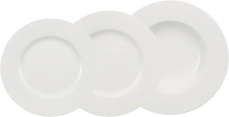 Teller-Set Wonderful World Set van 12 by Villeroy & Boch in Wit-gekleurd – product photo