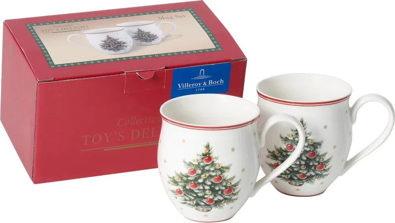 Toy's Delight Beker denneboom - Set van 2 - In Kadodoos de Villeroy & Boch en Zie de afbeelding – photo produit 1 sur 3