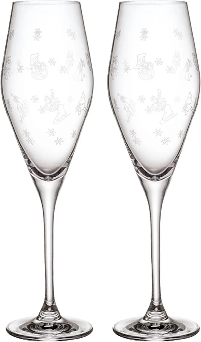 Toy's Delight Champagneglas 26 cl 2 Stuks by Villeroy & Boch in Transparent – product photo