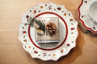 Toy's Delight Dinerbord - 29 cm - Kerst de Villeroy & Boch en Blanc – photo produit 2 sur 4