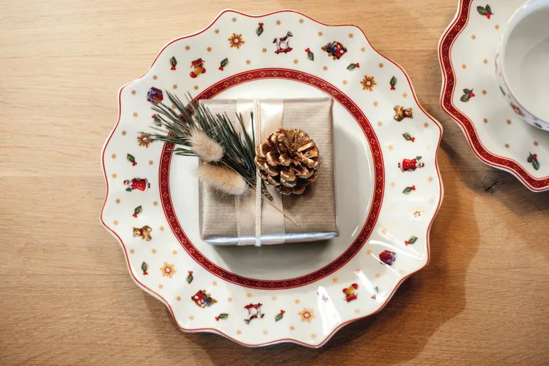 Toy's Delight Dinerbord - 29 cm - Kerst de Villeroy & Boch en Blanc – photo produit 2 sur 4