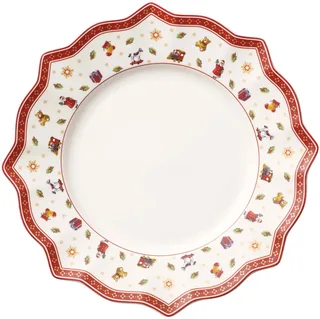 Toy's Delight Dinerbord - 29 cm - Kerst de Villeroy & Boch en Blanc – photo produit 1 sur 4