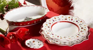 Toy's Delight Dinerbord - 29 cm - Kerst de Villeroy & Boch en Blanc – photo produit 4 sur 4