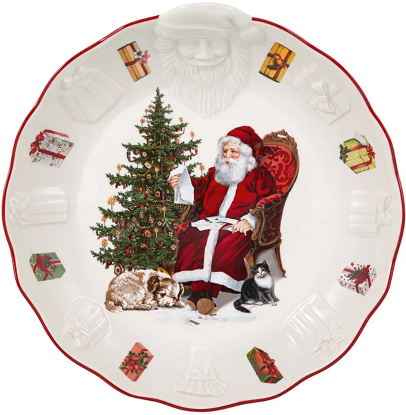 Toy's Fantasy Schaal Relief Kerstman 25 cm von Villeroy & Boch in Gekleurd – Produktfoto