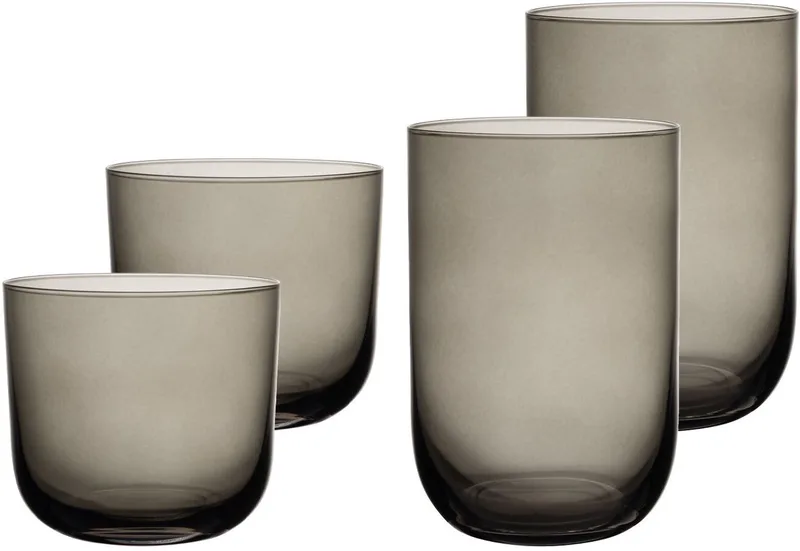 Trinkgläser Like Glass Set van 4 by Villeroy & Boch in Smoke – product photo