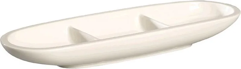 Ultimate BBQ Kruidenschaal 3-vaks - porselein/wit de Villeroy & Boch en Blanc – photo produit