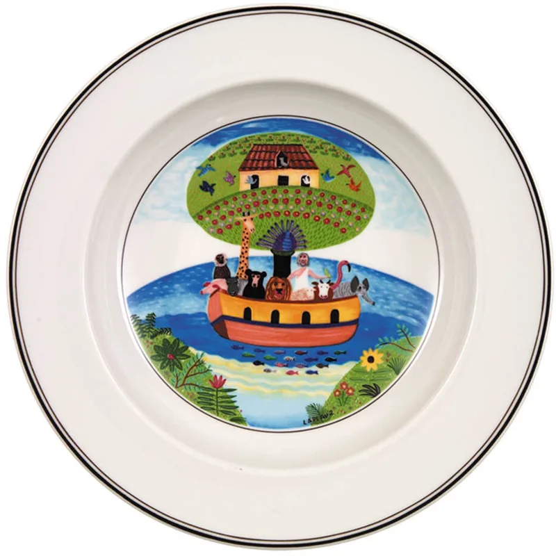 V&B Design Naif diep bord Ark van Noach by Villeroy & Boch in Multicolour – product photo