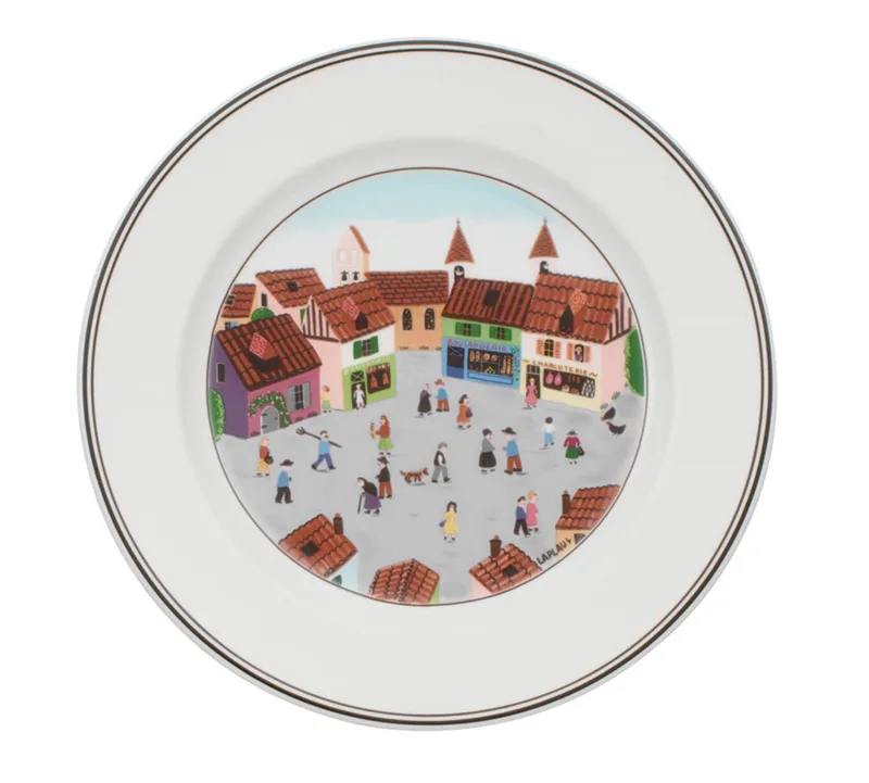 V&B Design Naif plat bord dorp by Villeroy & Boch in Multicolour – product photo