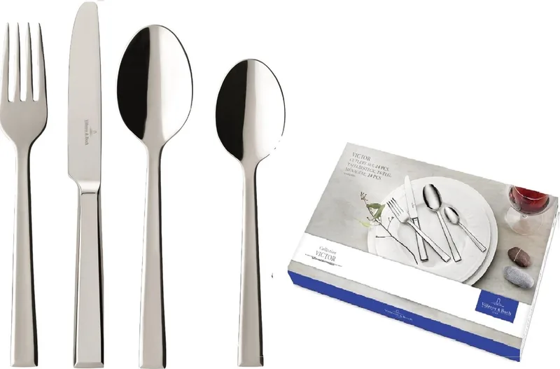 Victor Bestekset - 24 delig - RVS by Villeroy & Boch in Silver – product photo
