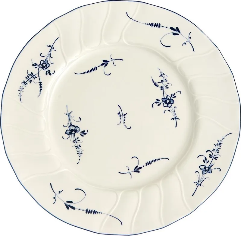 Vieux Luxembourg Dinerbord von Villeroy & Boch in Blau, Weiß – Produktfoto