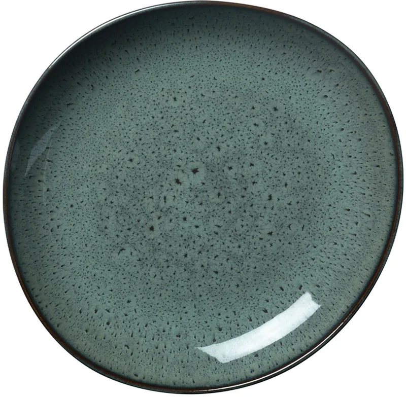 Villeroy & Boch - 1X Lave gris Schaal plat by Villeroy & Boch in Grey, Green – product photo