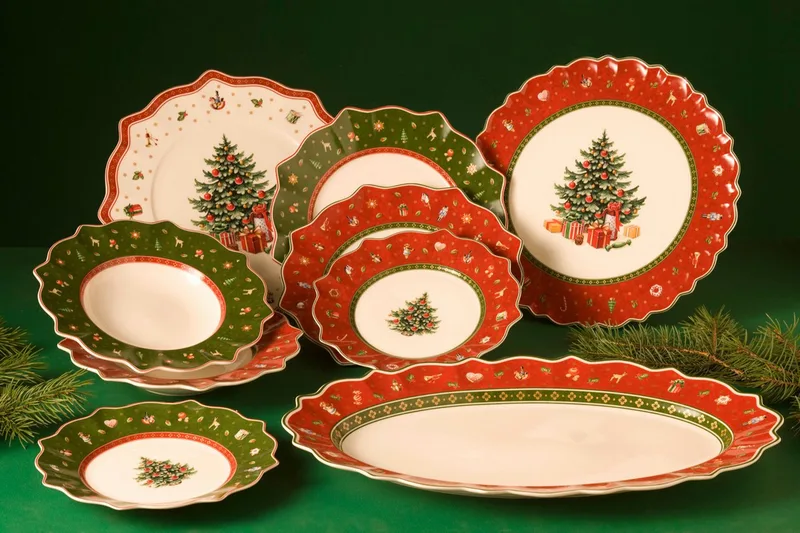 Villeroy en Boch Dinerbord Toy’s Delight Dinerbord - 29cm - Kerst by Villeroy & Boch in Green – product photo 2 of 3