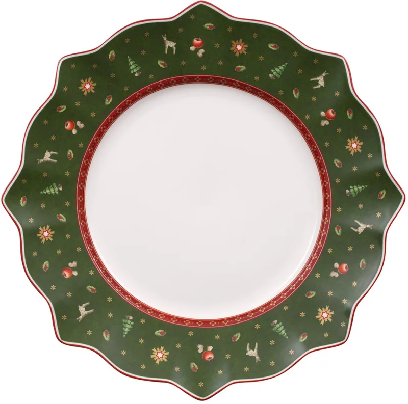 Villeroy en Boch Dinerbord Toy’s Delight Dinerbord - 29cm - Kerst by Villeroy & Boch in Green – product photo 1 of 3