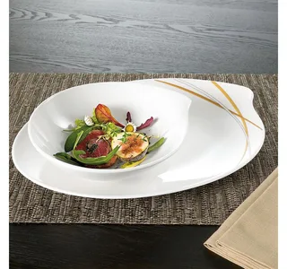 Villeroy en Boch Flow Diep Pastabord - 21 cm x 20 cm de Villeroy & Boch en Blanc – photo produit 4 sur 5