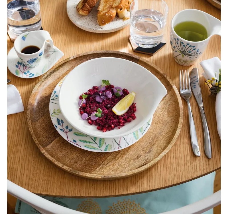 Villeroy en Boch Flow Diep Pastabord - 21 cm x 20 cm de Villeroy & Boch en Blanc – photo produit 3 sur 5