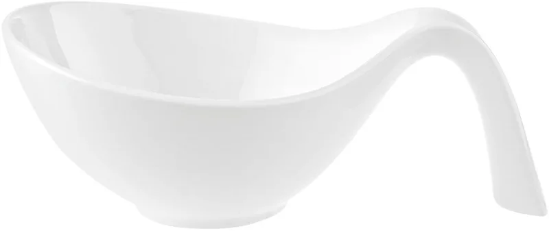 Villeroy en Boch Serveerschaal Flow Bol met greep. 0.6 l by Villeroy & Boch in White – product photo