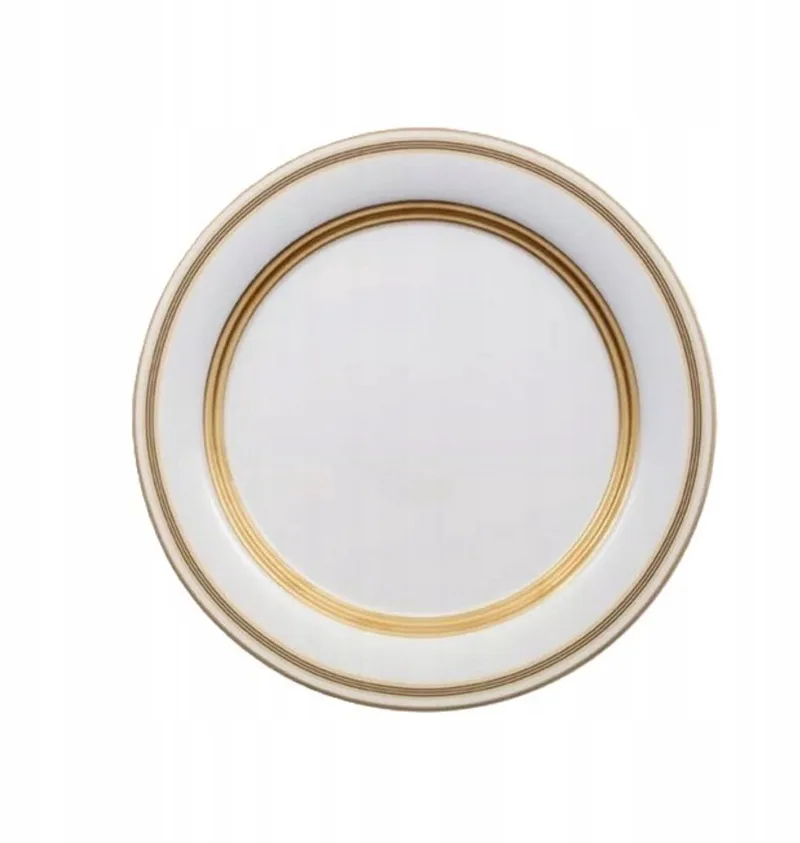 Vivian Grote Ronde Schaal 32cm Premium Bone Porselein by Villeroy & Boch in Beige, White, Yellow – product photo