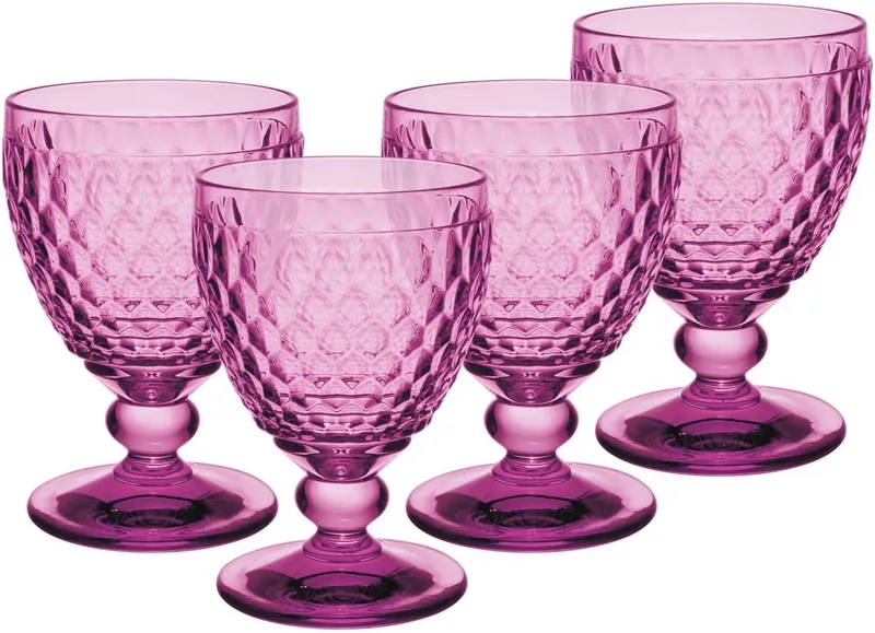 Wassergläser Boston Coloured 400 ml Set van 4 by Villeroy & Boch in Berry – product photo