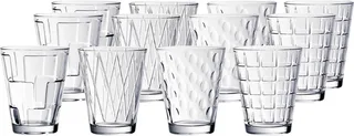 Wassergläser Dressed Up 310 ml Set van 12 by Villeroy & Boch in Transparent – product photo 1 of 5