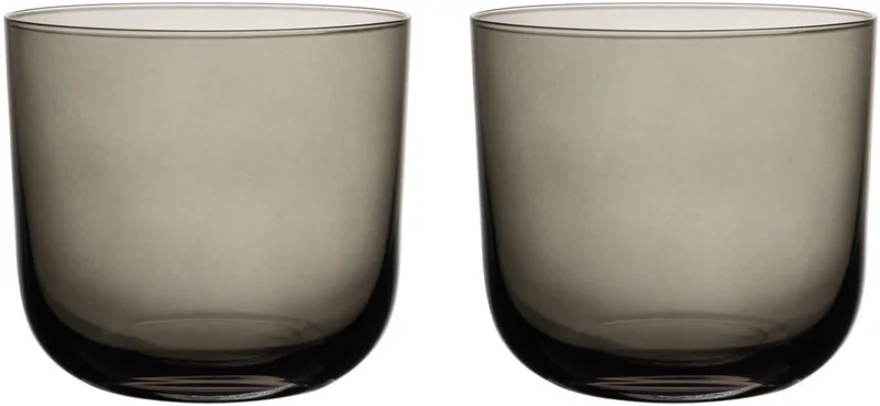 Wassergläser Like Glass 280 ml Set van 2 by Villeroy & Boch in Smoke – product photo