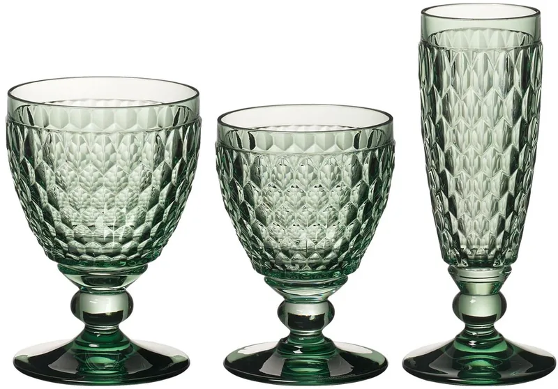 Wein- & Sektgläser Boston Coloured Set van 12 von Villeroy & Boch in Grün – Produktfoto