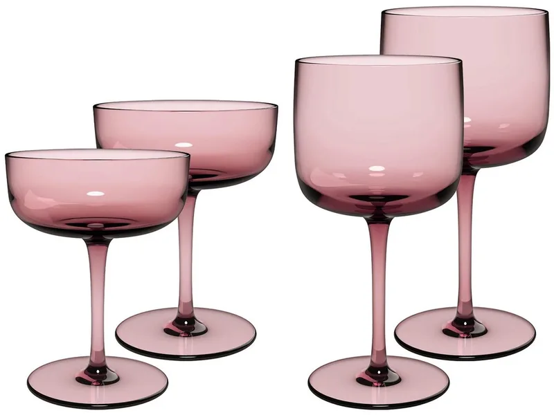 Wein- und Sektgläser Like Glass Set van 4 by Villeroy & Boch in Grape – product photo