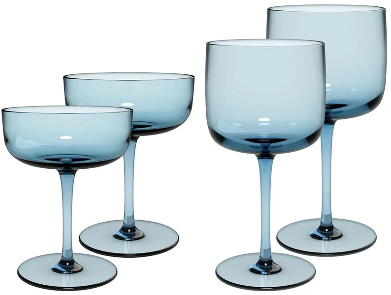 Wein- und Sektgläser Like Glass Set van 4 von Villeroy & Boch in Ice – Produktfoto