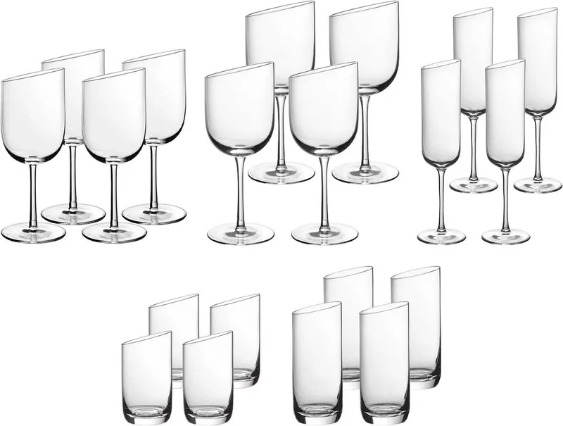 Wein- und Sektgläser NewMoon Set van 20 von Villeroy & Boch in Transparent – Produktfoto