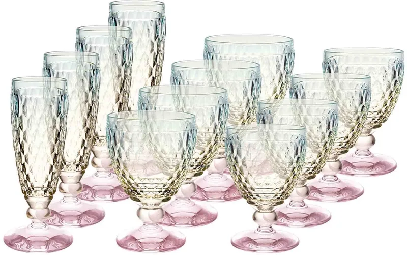 Wein- und Sektgläser-Set Boston Pearl Set van 12 by Villeroy & Boch in Gekleurd – product photo