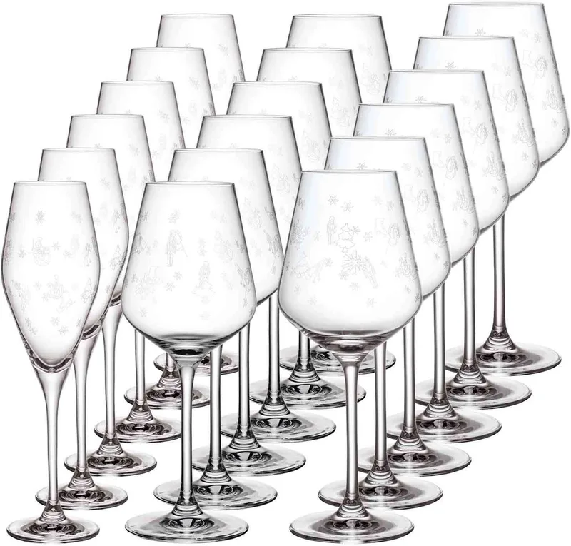 Wein- und Sektgläser-Set Toy's Delight Set van 18 by Villeroy & Boch in Transparent – product photo