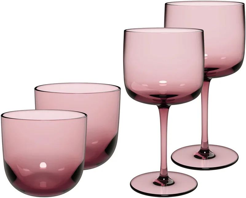 Wein- und Wassergläser Like Glass Set van 4 by Villeroy & Boch in Grape – product photo