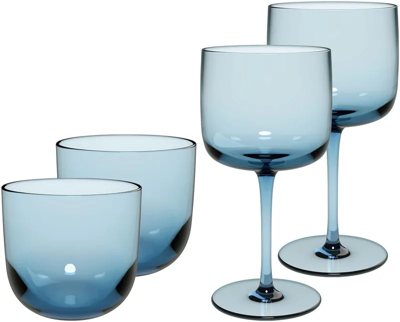 Wein- und Wassergläser Like Glass Set van 4 de Villeroy & Boch en Ice – photo produit