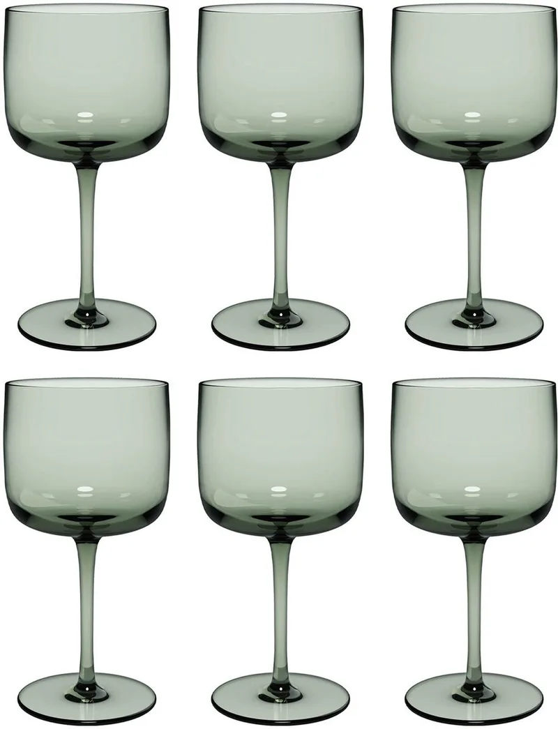 Weingläser Like Glass 270 ml Set van 6 by Villeroy & Boch in Sage – product photo
