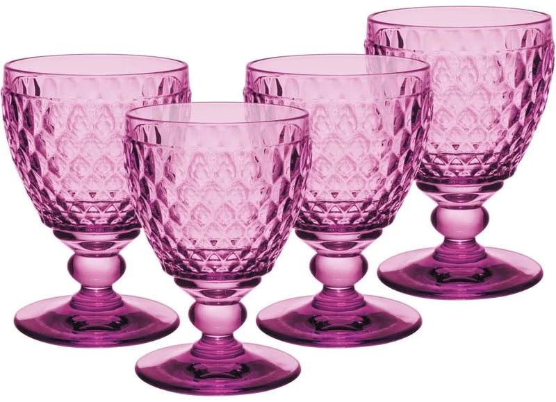 Weißweingläser Boston Coloured 230 ml Set van 4 by Villeroy & Boch in Berry – product photo