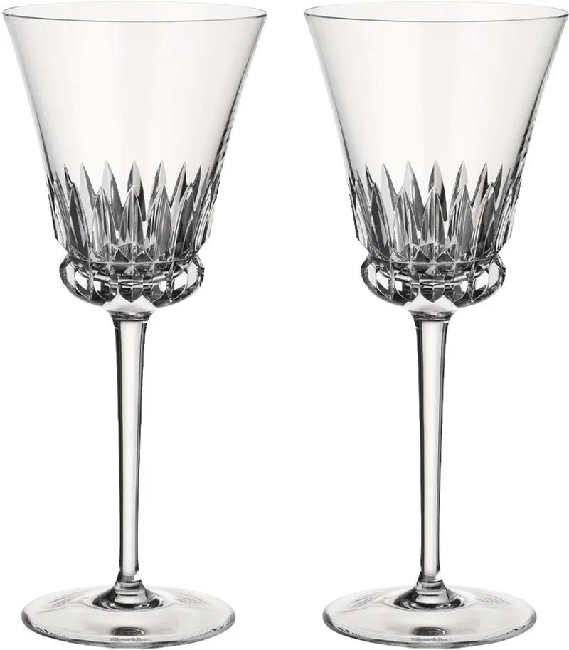 Weißweingläser Grand Royal Gold 125 ml Set van 2 de Villeroy & Boch en Transparent – photo produit