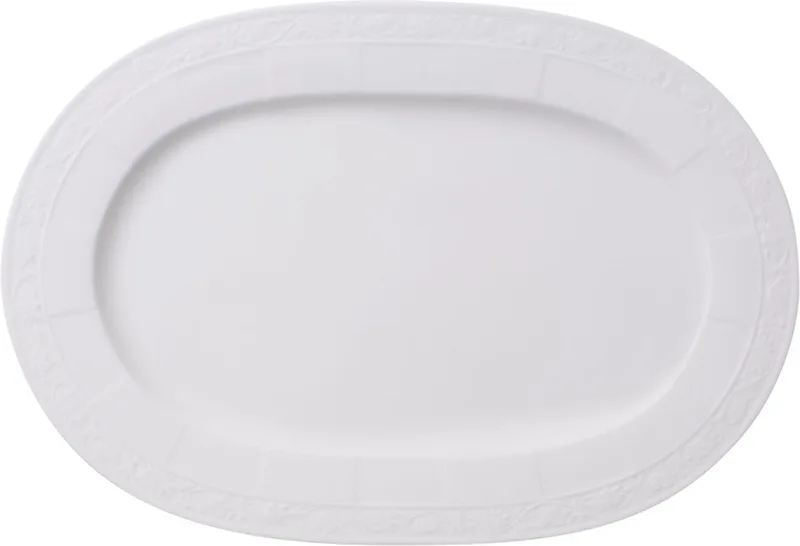 White Pearl Serveerschaal Ovaal 35cm by Villeroy & Boch in White – product photo