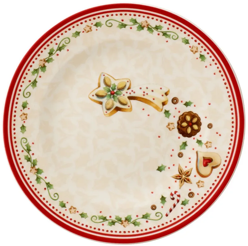 Winter Bakery Delight Ontbijtbord 22 cm Vallende ster NEW - For Me by Villeroy & Boch in Gekleurd – product photo