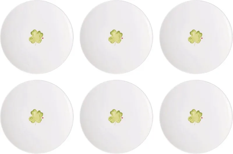 With Love - Good Luck Ontbijtborden 6 stuks by Villeroy & Boch in White – product photo