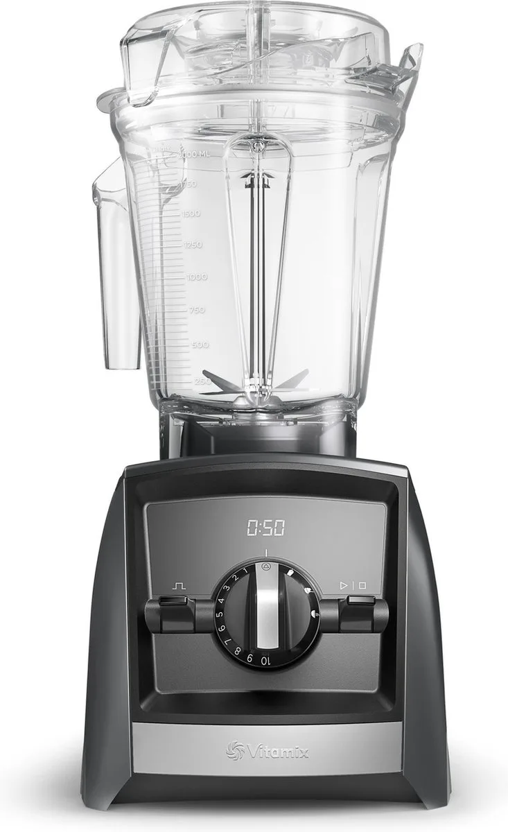 A2500i Ascent - high performance blender - 3 programma's - 2.2 PK motor - 2 liter kan - 10 jaar garantie van Vitamix in Antraciet – productfoto