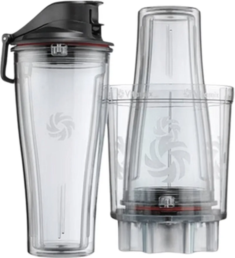 Vitamix 2×0,6L “Blender to go” bekers incl adapter – Voor Explorian serie by Vitamix in Transparent – product photo