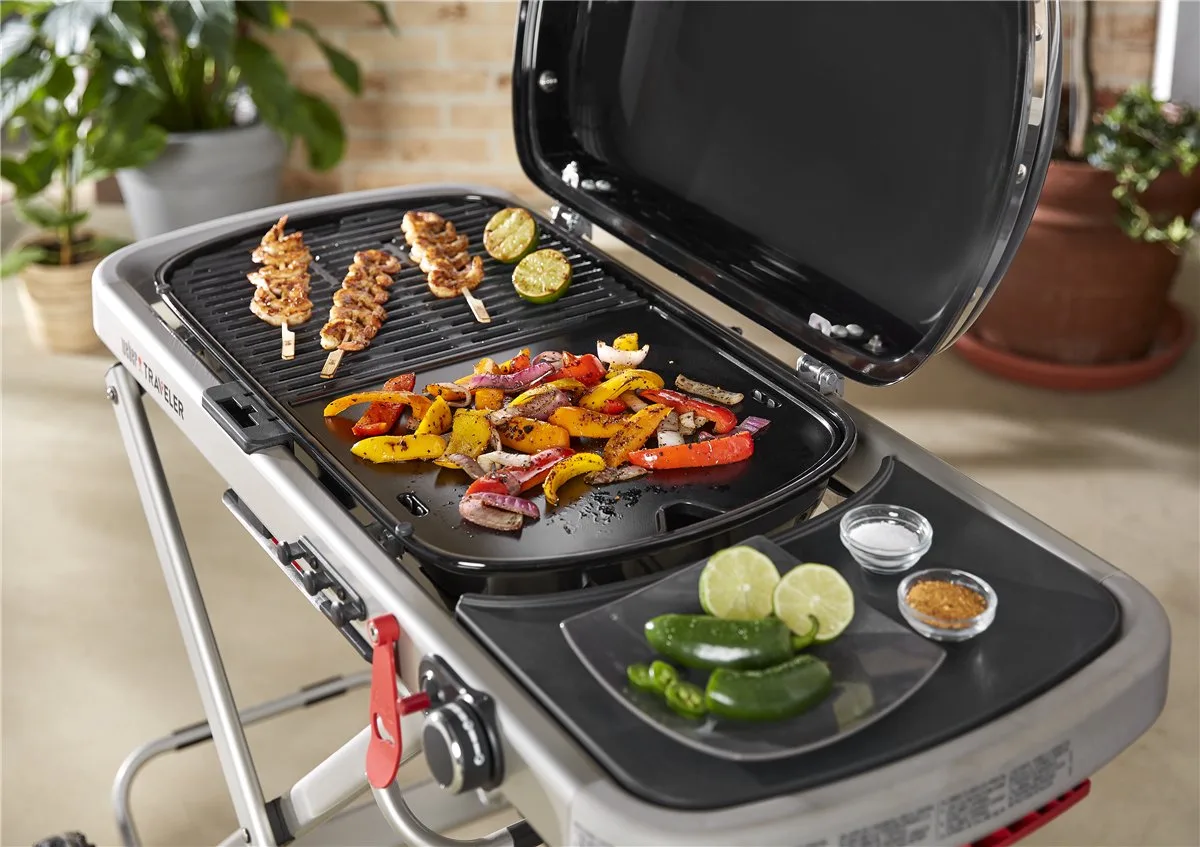 Bakplaat 7034 Traveler de Weber en Noir – photo produit