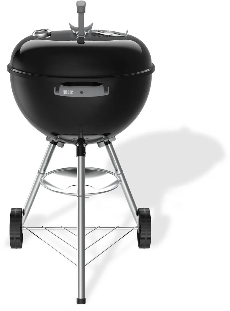 Bar-B Kugelgrill mit Holzkohle, 47 cm von Weber in Schwarz – Produktfoto