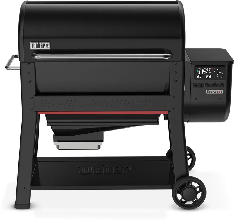 BBQ WEBER 1500131 Searwood / 600 XL / Pelletbarbecue de Weber en Noir – photo produit