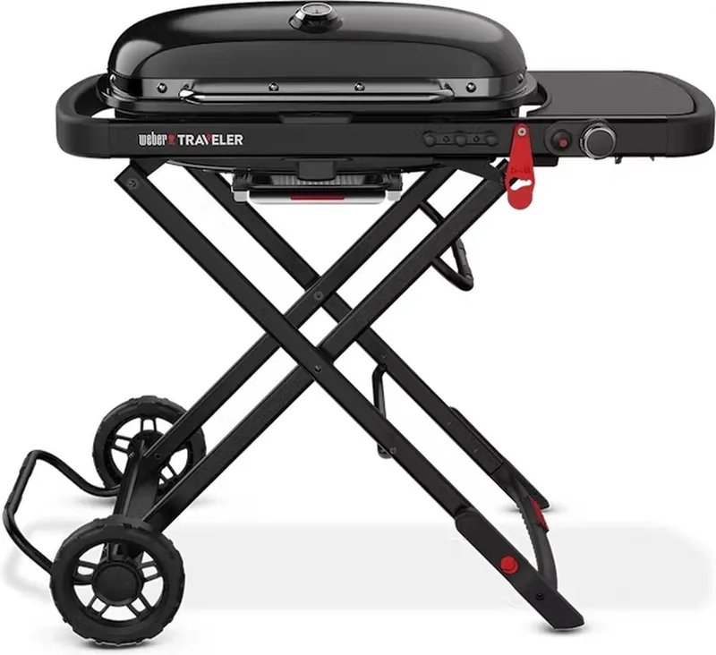 BBQ WEBER 9013053 Traveler Stealth LP FR Gas - gas barbecue weber by Weber in Black – product photo