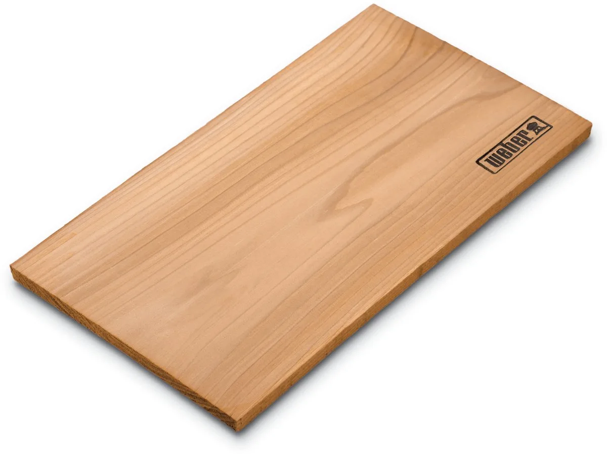 Cederhouten rookplank van Weber – productfoto