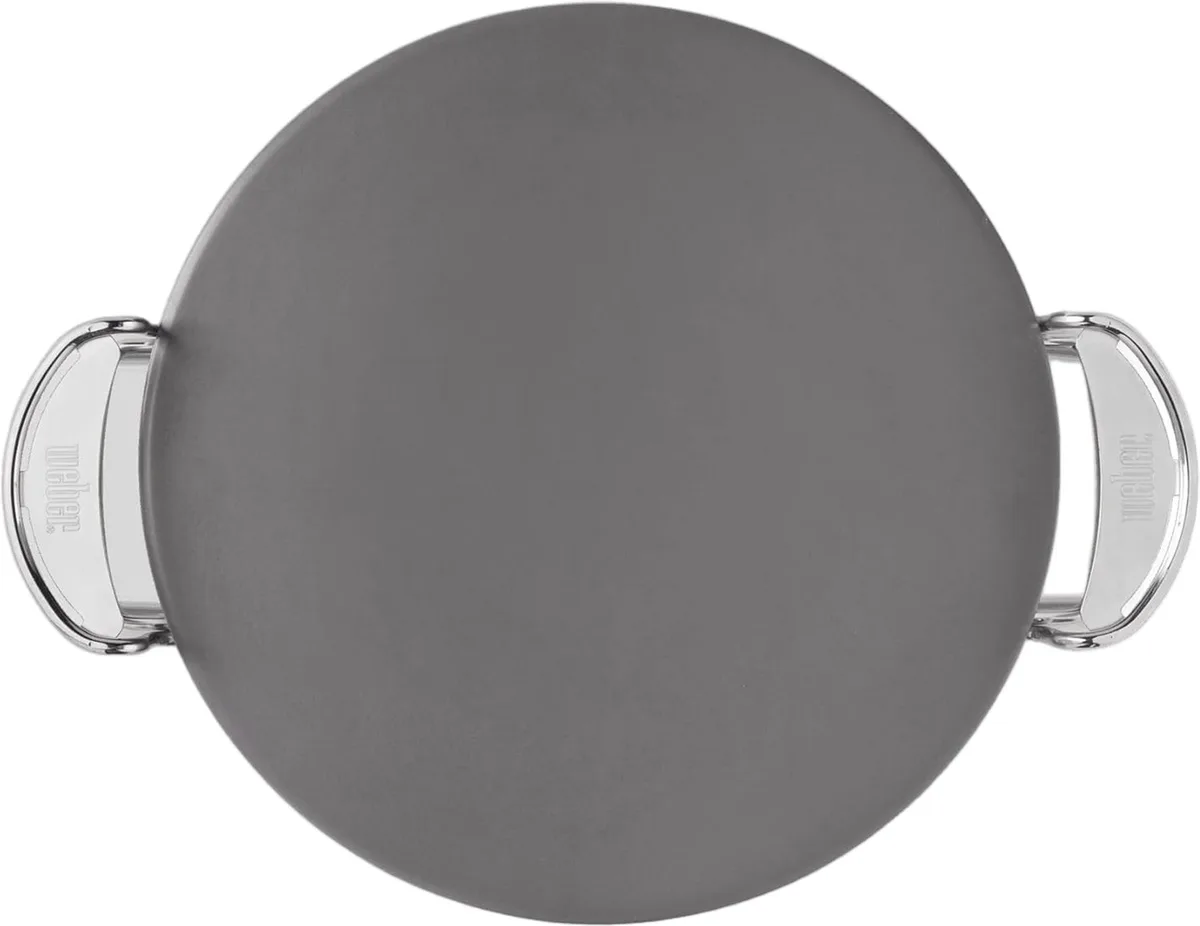 CRAFTED Gourmet BBQ System-geglazuurde pizzasteen van Weber – productfoto