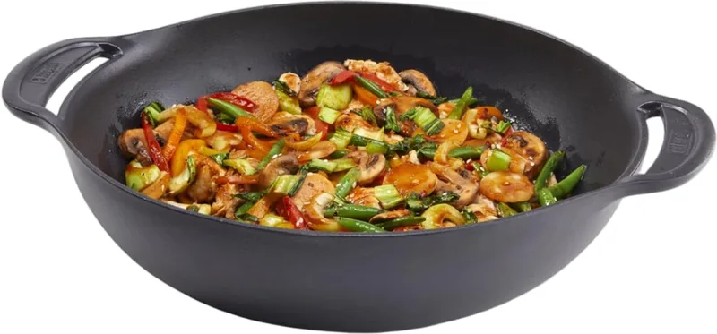 Crafted wok&steamer de Weber en Noir, Argent – photo produit
