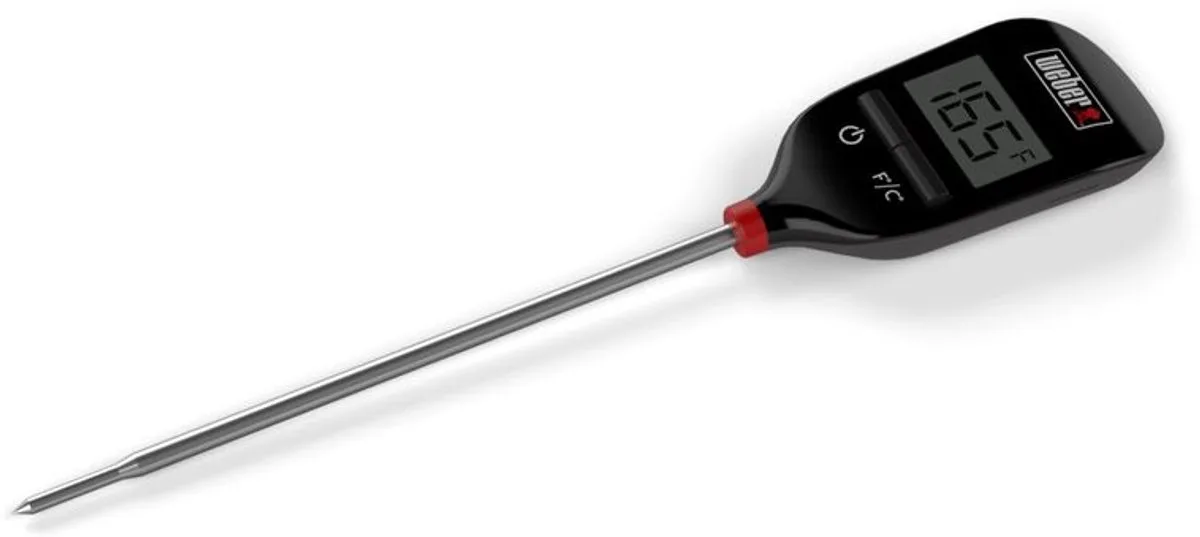 Digitale thermometer van Weber in Zwart – productfoto