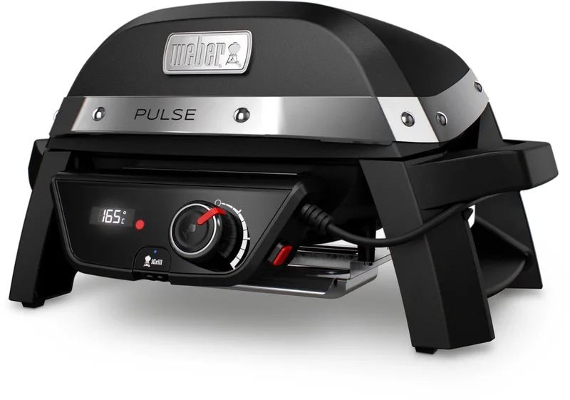 Pulse 1000 Electrische barbecue von Weber in Schwarz – Produktfoto