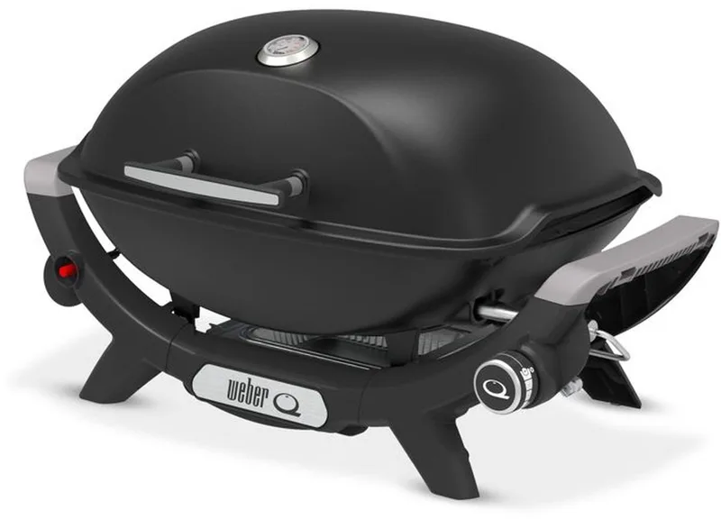 Q 2100 – Gasbarbecue – 1 RVS brander – 4,11 kW de Weber en Noir – photo produit